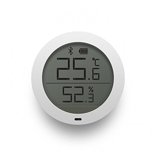 Original Xiaomi Mijia Bluetooth Temperature Humidity Sensor LCD Screen Digital Thermometer Moisture Meter Smart Mi Home APP - B0796SXZCN